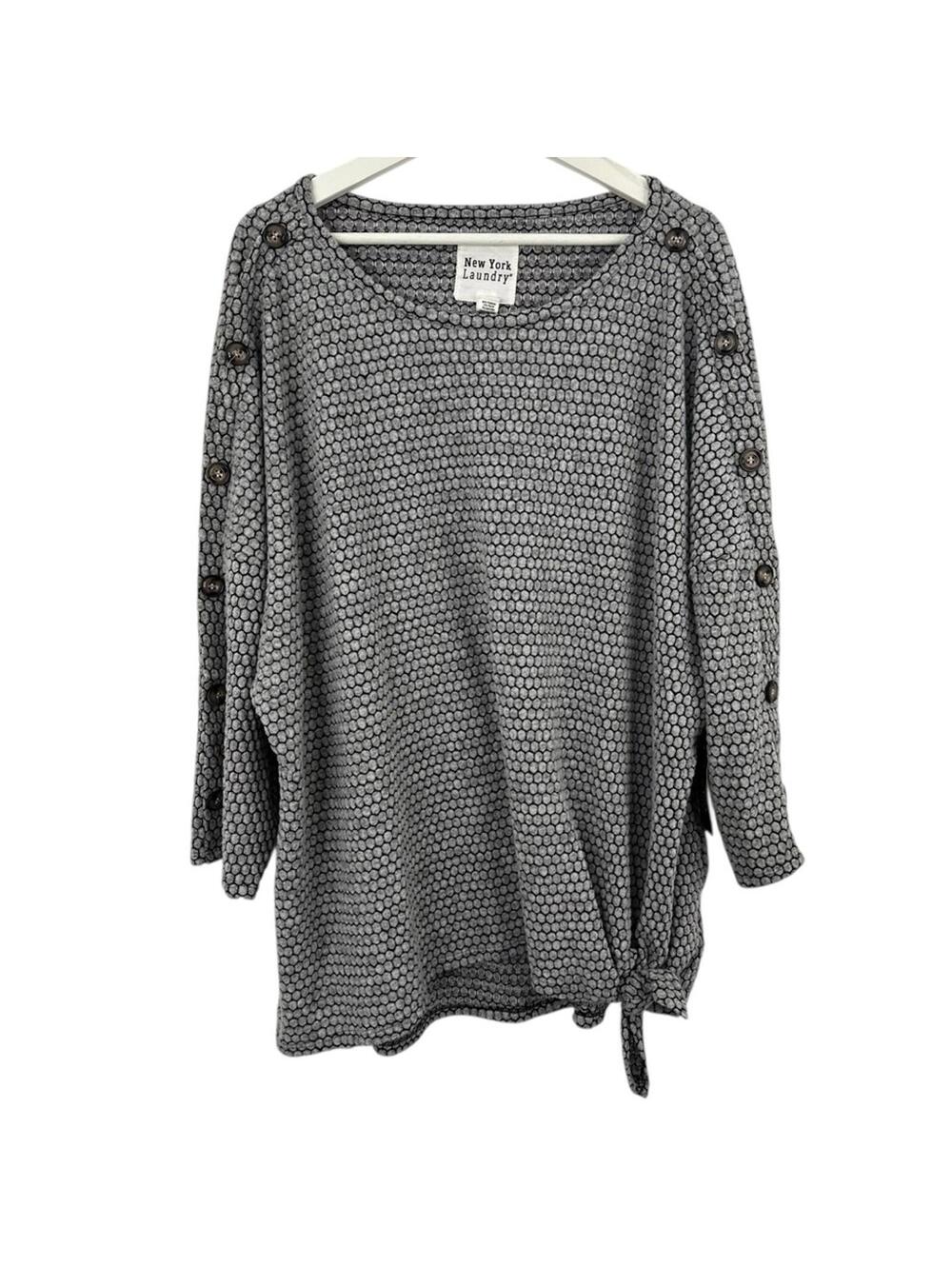 NEW YORK LAUNDRY LONG SLEEVE PULLOVER SWEATER WOMEN'S SIZE 1X